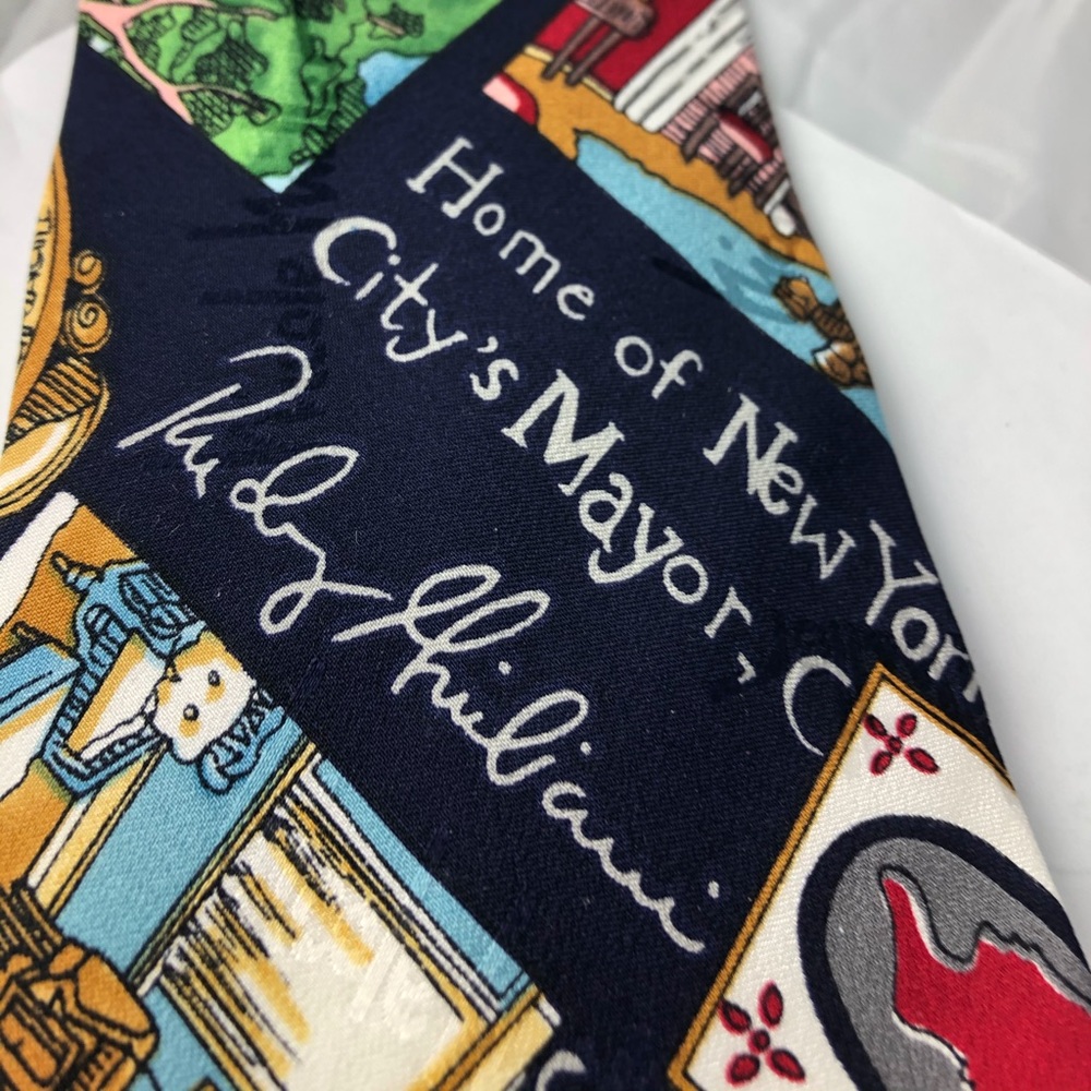 Rudy Giuliani collectible silk tie 1994